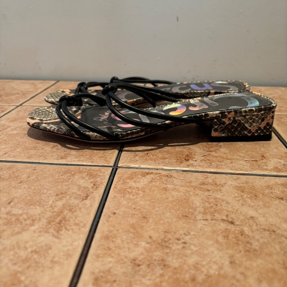 Circus by Sam Edelman Jay Block Heel Knotted Sandals Size 10 - Picture 3 of 10